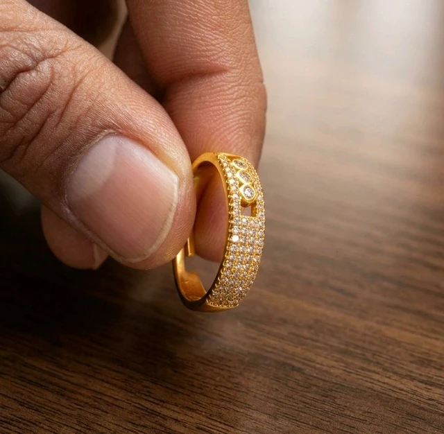 Ring for Womens -1gm gold plated