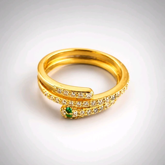 Ring for womens - 1gm Gold plated