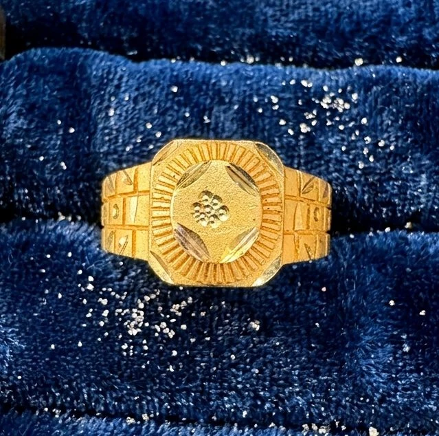 Ring for Mens - 1gm Gold Plated