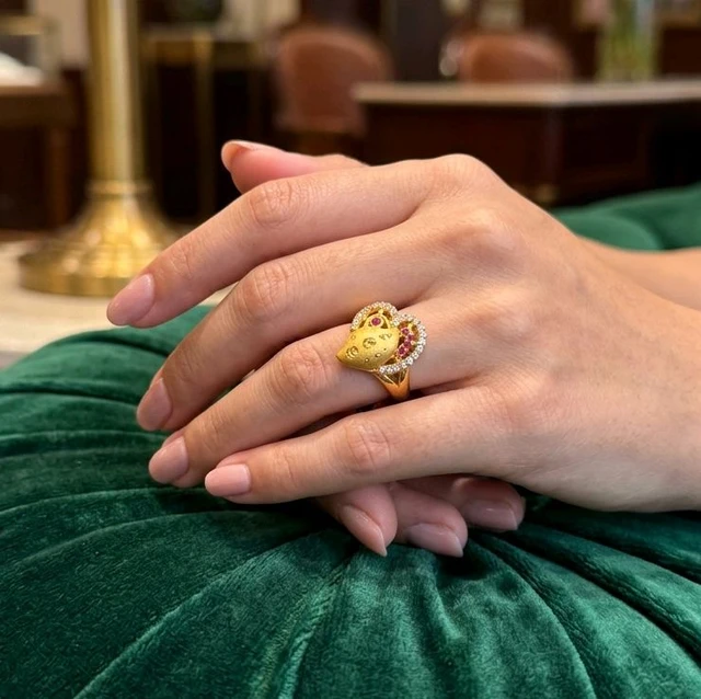 Ring for Womens - 1gm Gold Plated