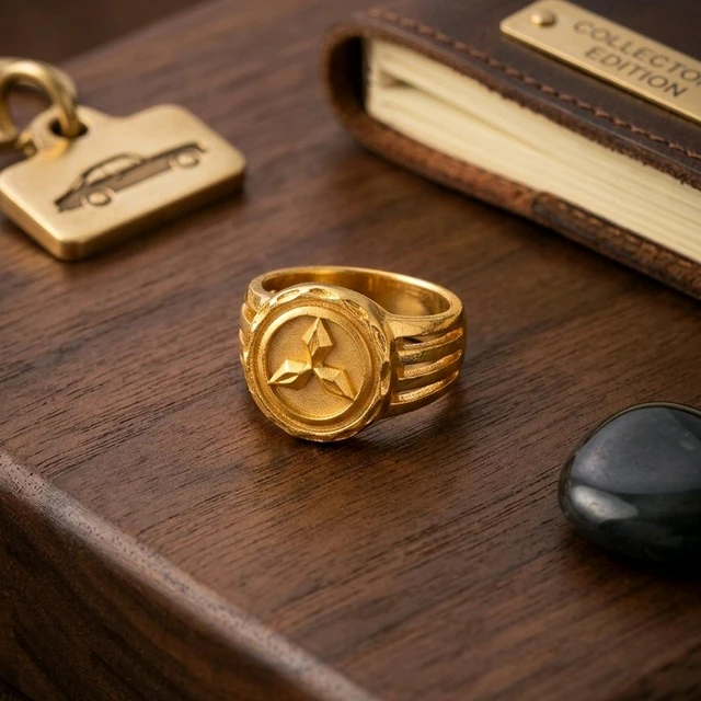 Ring For Mens - 1gm Gold Plated