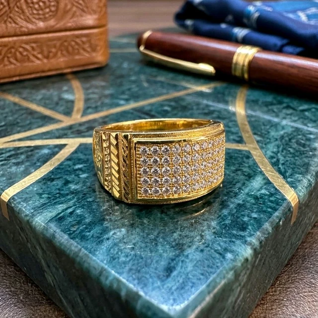 Ring For mens - 1gm Gold Plated