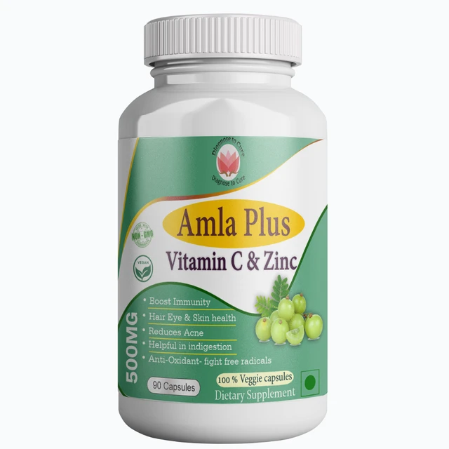 Diagnose to Cure Amla Plus | Amla Extract with Zinc & Vitamin C for Immunity and Skin Health