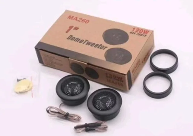 Dome Tweeter 120w Pair Set 