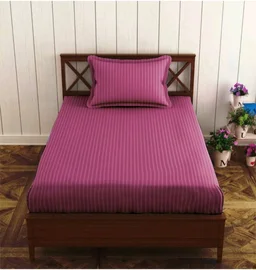 Vfm Decor 100% Cotton Single Bedsheet With Pillow cover At Ahmedabad Gujarat India