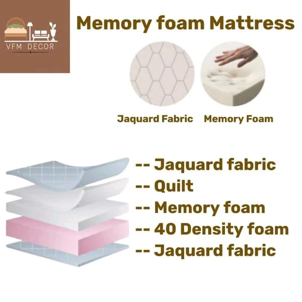 Vfm Decor Vfmdecor Orthopaedic mattress With Memory foam 6 Inch Mattress In Ahmedabad Gujarat India - 72 x 36 x 8