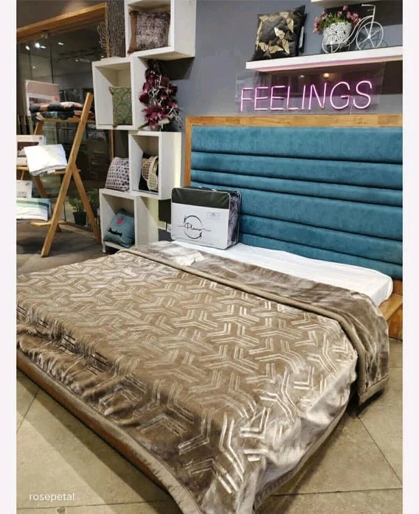 Vfm Decor Double Bed Heavy Quality 2 Ply Super Soft Blankets Available At WHOLESALE prices In Ahmedabad Gujarat India