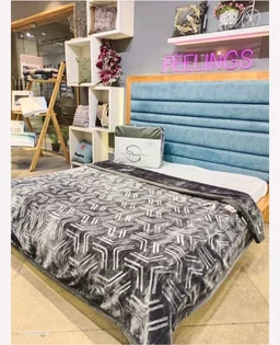 Vfm Decor Double Bed Heavy Quality 2 Ply Super Soft Blankets Available At WHOLESALE prices In Ahmedabad Gujarat India
