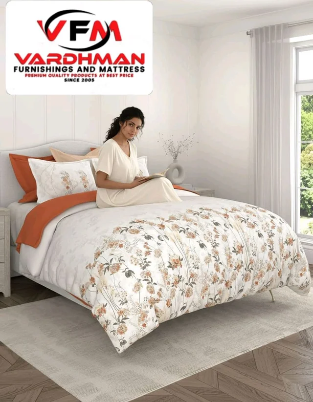 Bombay dyeing Digital Print Heavy Tc 100% Cotton King Size Bedsheet In Ahmedabad gujarat India