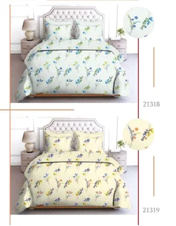 Buy 2 Set Of Pure 100% Cotton King Size Bedsheet Extra Large 108 X 108 In Inches With Complimentary Pillow covers In Ahmedabad At Reasonable prices - 2 PC Set
