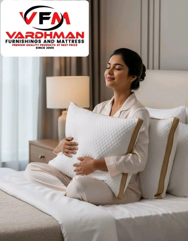 Buy Pair Of 2 PC Best Quality Microfiber Pillows With Jaquard Cover In Ahmedabad gujarat India - 17 X 27