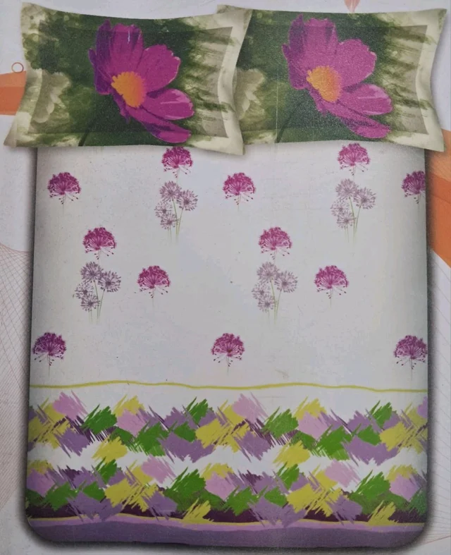 Raymond Home 100% Cotton King Size Bedsheet Size 254x274 With 2 Pillow covers In Ahmedabad - 254 X 274