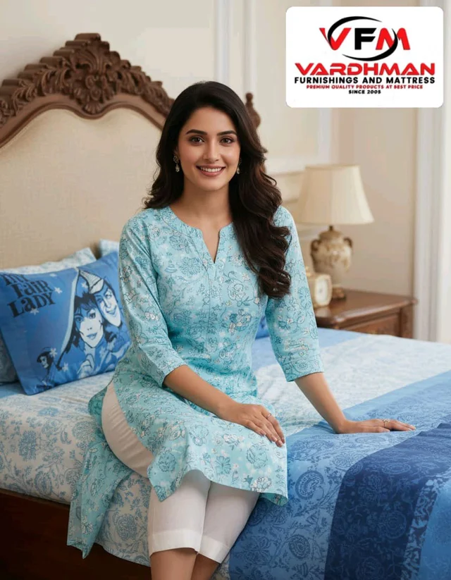 Raymond Home 100% Cotton Super King Size 274 X 274 Bedsheet with 2 Pillow covers In Ahmedabad Gujarat - 274 X 274