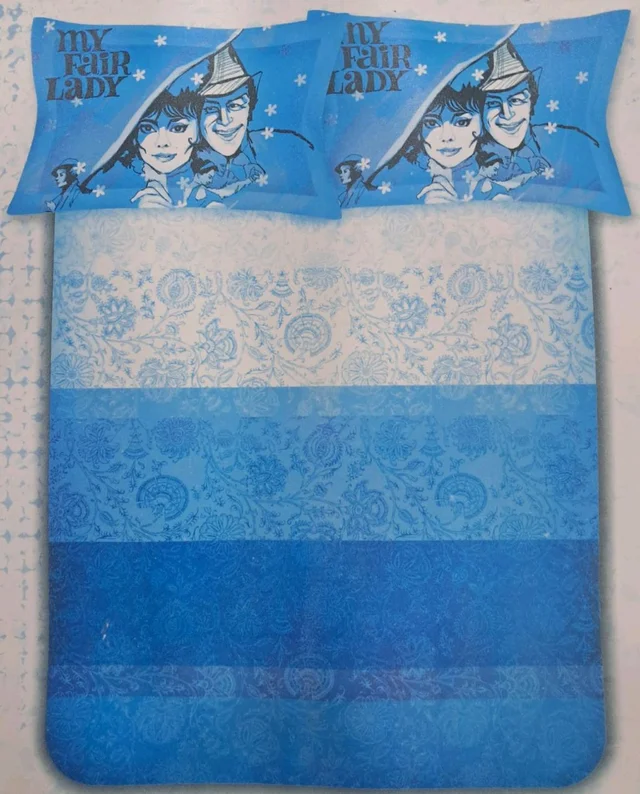 Raymond Home 100% Cotton Super King Size 274 X 274 Bedsheet with 2 Pillow covers In Ahmedabad Gujarat - 274 X 274