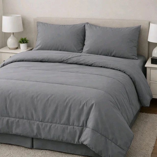 Vfm Decor 300 TC Plain Solid Bedding Bed In Bag With 1 Double bedsheet King Size With 2 Pillow covers And 1 Double Bed Comforter In Ahmedabad Gujarat India Buy Online At Best price