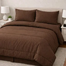 Vfm Decor 300 TC Plain Solid Bedding Bed In Bag With 1 Double bedsheet King Size With 2 Pillow covers And 1 Double Bed Comforter In Ahmedabad Gujarat India Buy Online At Best price