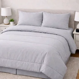 Vfm Decor 300 TC Plain Solid Bedding Bed In Bag With 1 Double bedsheet King Size With 2 Pillow covers And 1 Double Bed Comforter In Ahmedabad Gujarat India Buy Online At Best price