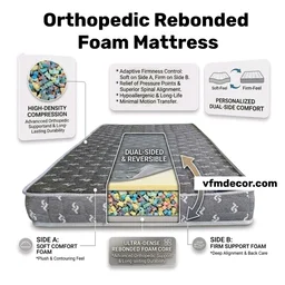 Vfm Decor Orthopaedic mattress With Memory foam And Rebounded Foam 6 Inch Mattress From Vfmdecor In Ahmedabad Gujarat India - 72 X 36 X 6 - 72 X 36 X 6