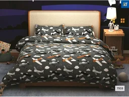 Bombay Dyeing Glow King Size 100% Cotton Bedsheet With 2 Pillow Cover