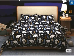Bombay Dyeing Glow King Size 100% Cotton Bedsheet With 2 Pillow Cover