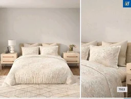 Bombay Dyeing 300Tc 100% Cotton premium Bedsheet King Size With 2 Pillow Cover