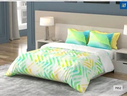 Bombay Dyeing Bedsheet Premium Quality With Morden Metro Design High Thread Count With 2 Pillow Cover