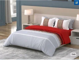 Bombay Dyeing Bedsheet Premium Quality With Morden Metro Design High Thread Count With 2 Pillow Cover