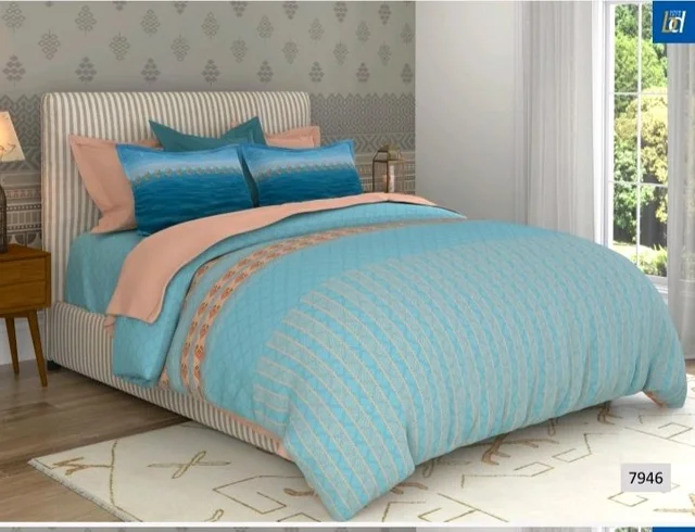 Bombay Dyeing King Size Premium Bedsheets With 2 Pillow Cover