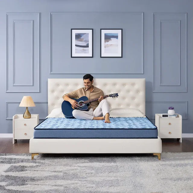 Kurlon Mattresses Kurlon Duorest Popular 5 And 6 And 7 inch Mattressess - 10 years warranty Wholesaler In Ahmedabad Gujarat India - 72 x 36 x 7, Royal Blue