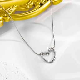 Korean Heart Pendent - Silver