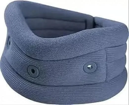 Grey Neck Support Belt - Adjustable Cervical Collar for Neck Pain Relief & Posture Support - Ideal for Neck Strain, Whiplash, and Post-Surgery Recovery - (Pack of - 1) - M, Grey