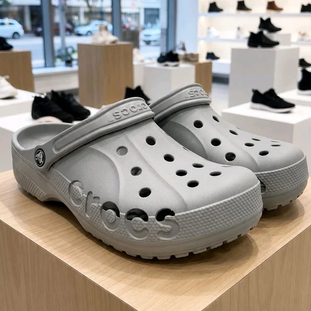 Crocs Baya Clogs Grey In Cheapest Price In India With Cash On Delivery - 7