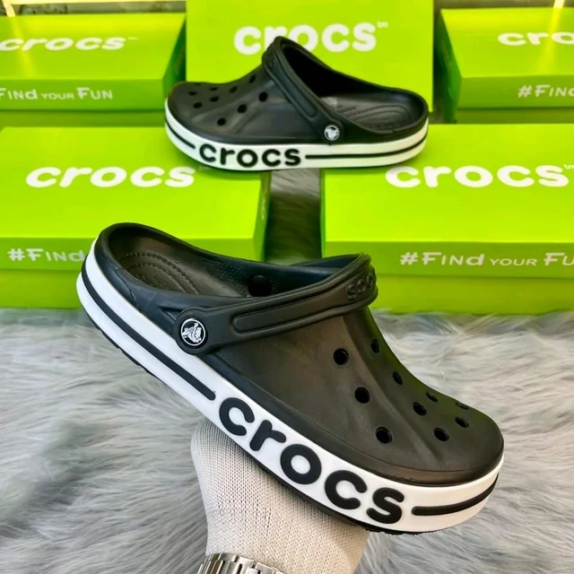 Crocs Classic Bayaband Clogs Black Colour With Free Delivery On Delivery 