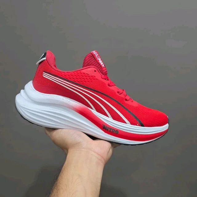 Puma MagMax Nitro – Fiery Red | Premium 7A Quality Running Shoes