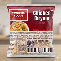Kingodm Foods Chicken Biryani – 1 Kg