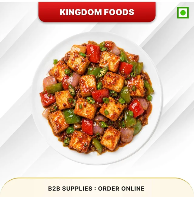 Kingodm Foods Paneer Chili Kit (Frozen) (330 Gm) – Pack of 3 Pieces, 1 Kg