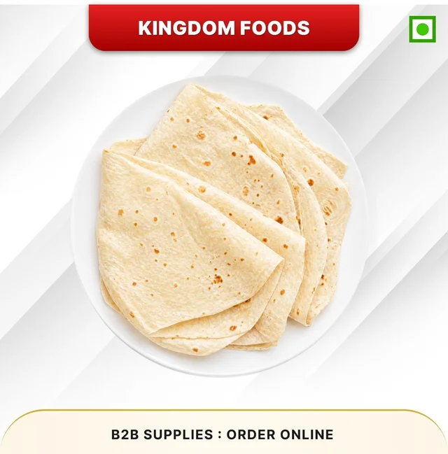Kingodm Foods Rumali Roti (Frozen) (30 Gram/Pc) – 50 Pieces/ 1Pack