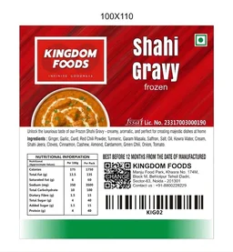 Kingodm Foods Shahi Gravy (Frozen) – 1 Kg
