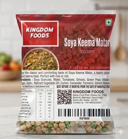 Kingodm Foods Soya Keema Matar (Frozen) – 1 Kg