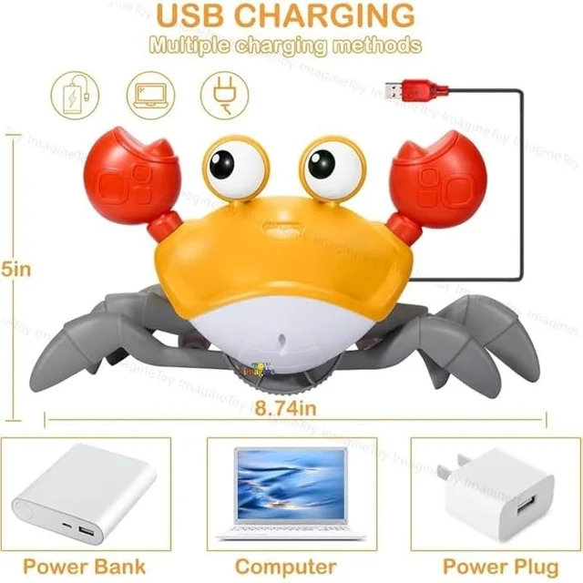 Rechargeable Crawling Crab