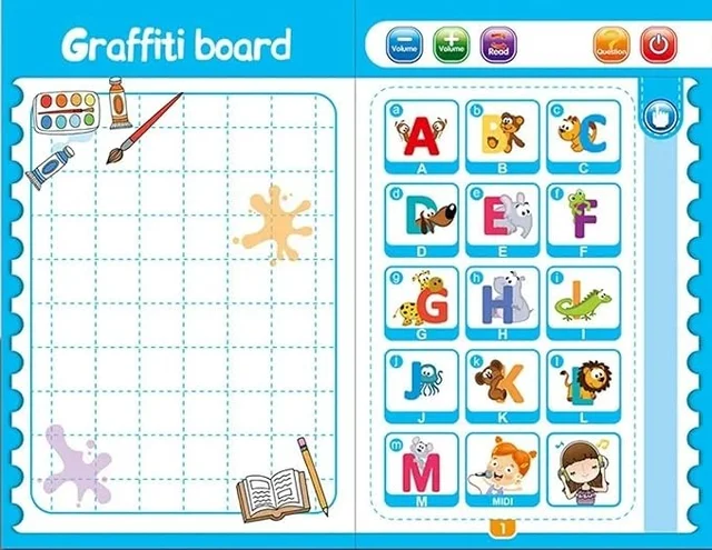 Interactive Children Book -Musical English Educational Learning Book