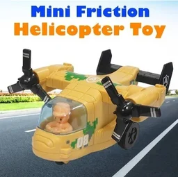 Osprey Jet Airplane for Kids with Rotating Blades (Multicolour)