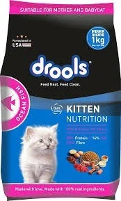 DROOLS KITTEN WITH CAT LITTER5KG