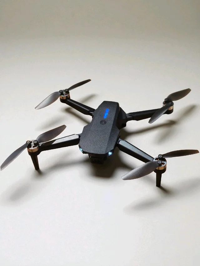 E88 Pro Drone with 4K Camera , 2 Battery (HARD BOX BLACK EDITION)