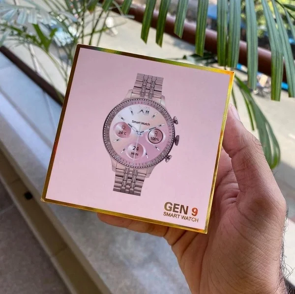 GEN 9 Smartwatch for Women with Metal Strap & HD Display, Bluetooth Calling, 100+ Watch Faces, Health Tracker, Sports Modes & IP67 Waterproof