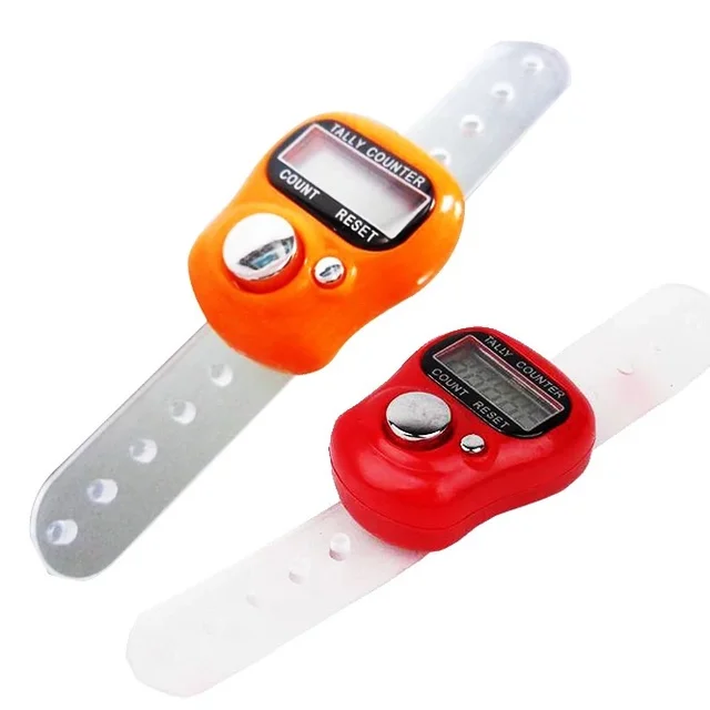 5-Digit Tally Clicker Counter Finger Clicker Ring Electronic Light Digital Counting Machine for Cricket Umpire and Various Counting Purpose