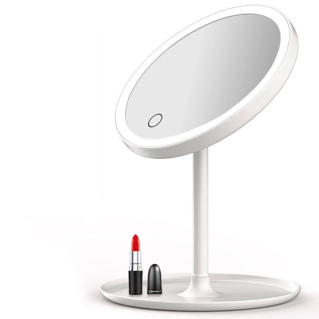 Imported Screen Switch L-ED Backlit Mirror N White Light Detachable Base Desk Mirror_172700