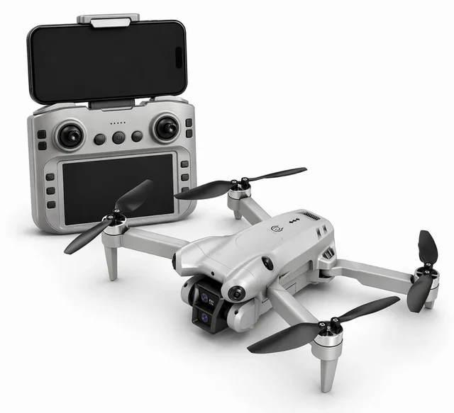 M4 Ultra Foldable Drone with 4K Dual Camera & Display Controller