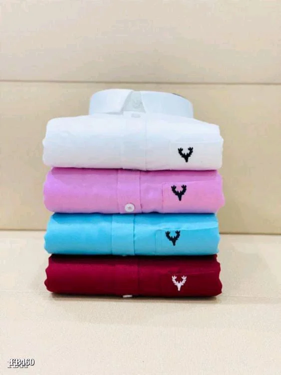 Allen Solly Plain Shirts For Men - 4 Pc Combo Stylish & Comfortable - S-36
