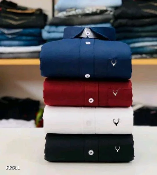 Allen Solly Plain Shirts For Men - 4 Pc Combo Stylish & Comfortable - S-36